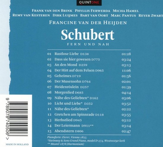 Francine Van Der Heijden - Fern Und Nah (CD)