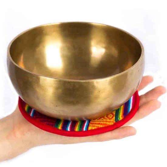 Klankschaalkussen Plat Tribal van Yogi & Yogini — afbeelding 3