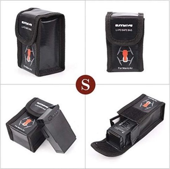 Explosion-protected LiPo battery bag for DJI Mavic Pro - 2 pieces (4 Mavic batteries), 2x Batterie, modern