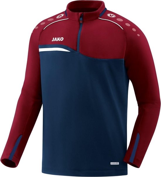 Jako - Zip top Competition 2.0 - Zip top Competition 2.0 - 152 - marine/donkerrood