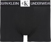 Calvin Klein Trunk Boxershort Black - White Patch-XL