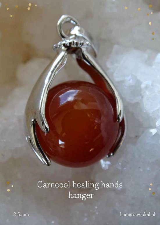 Carneool Healing Hands