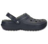 Crocs - Classic Lined Clog - Instap Sandaal - 37 - 38 - Blauw