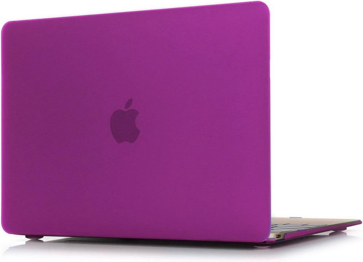 Macbook Case voor Macbook Pro Retina 15 inch - Laptoptas - Matte Hard Case - Paars