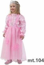 PartyXplosion - Kostuum - Jurk - Prinses - Lena - Roze - mt.104