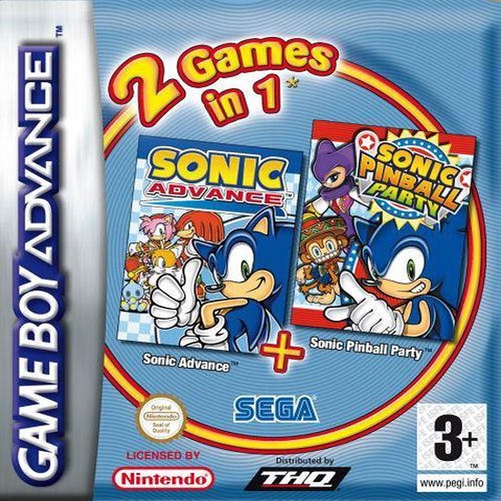 2-Pack - Sonic Advance & Sonic Pinball