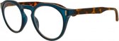 Icon Eyewear RCE352 Nemo Leesbril +1.50 - Petrol blauw montuur, demi pootjes