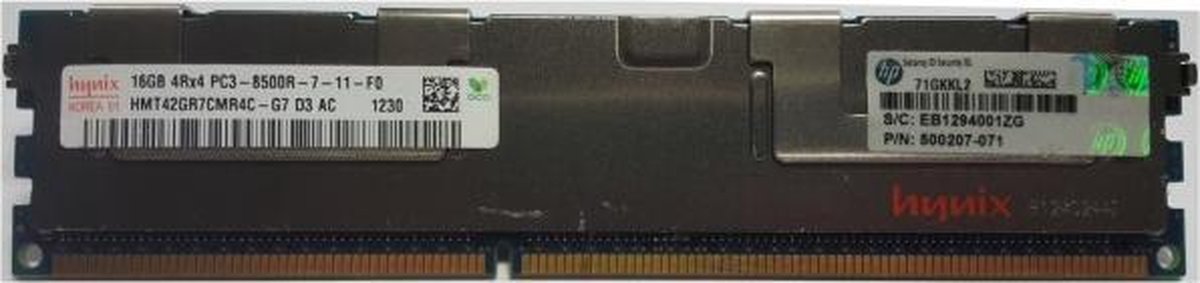 DELL 4GB DDR3 1066MHz geheugenmodule 1 x 4 GB 240-pin DIMM ECC