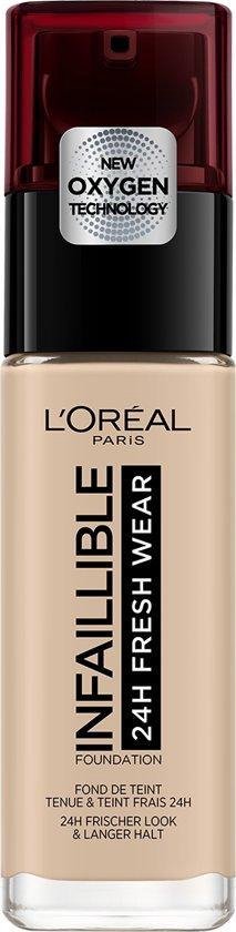 L'Oréal Paris Infaillible 24H Fresh Wear Foundation - 25 Rose Ivory - Langhoudend