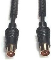 e+p AB 302 G coax-kabel 2,5 m Zwart