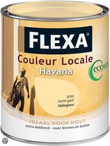 Flexa Couleur Locale Zijdeglans Watergedragen Havana 0,75 L 4550 Puur Geel