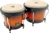 Latin Percussion LPA601VSB Aspire Wood Bongos Vintage Sunburst Black
