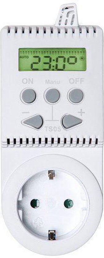 bol.com | Thermostaat voor elektrische verwarming contactdoos infrarood  panelen TS05 401415