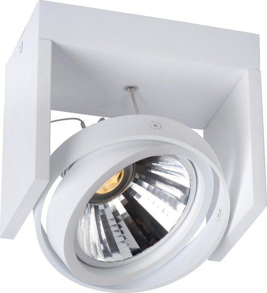 NETTLIFE LED - Plafondlamp Met 2 Vlammen - Zwart, Draaibare GU10 Plafondspot Houten Muuroplossing Muurspot Voor Woonkamer En Slaapkamer Zonder Gloeilamp 1
