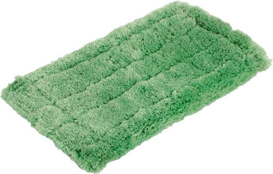 Groen microvezel reinigingskussen met ribbels, 20cm.