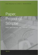 Paper, project of scriptie