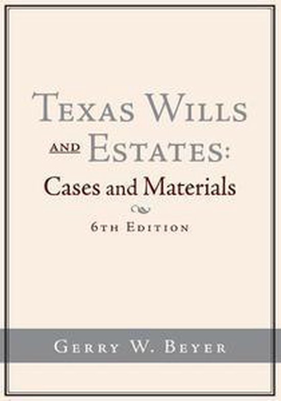 Texas Wills and Estates - cover