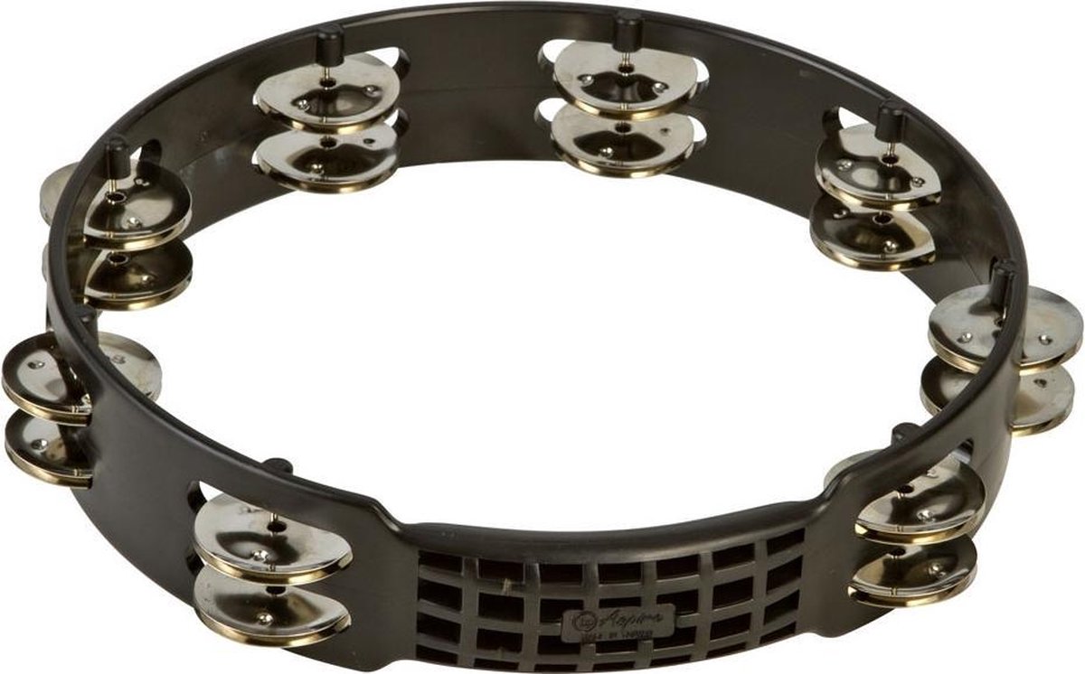 Latin Percussion LPA190 Aspire Plastic Tambourine Black handpercussie