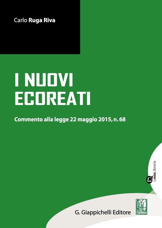 I nuovi ecoreati - cover