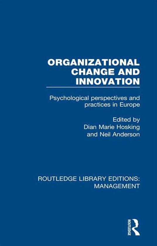 Routledge Library Editions: Management - Organizational Chan ... - cover