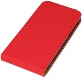 Classic Flip Hoes voor Huawei Ascend G6 4G Rood