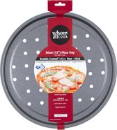 Wham Cook Essentials Pizzavorm - Non Stick - Met Gaatjes - 33 cm