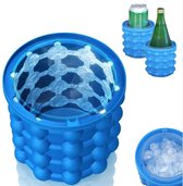 Siliconen ijsblokjes Maker - Blauwe ijsemmer - Bar - Keuken - Gekoeld drinken