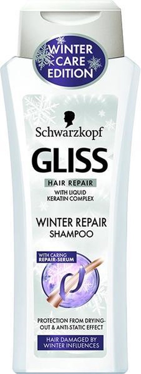 Schwarzkopf Gliss Kur Shampoo Winter Repair - 250ml | bol.com