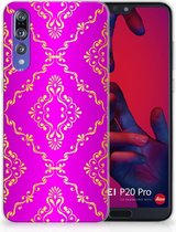 Huawei P20 Pro Uniek TPU Hoesje Barok Roze