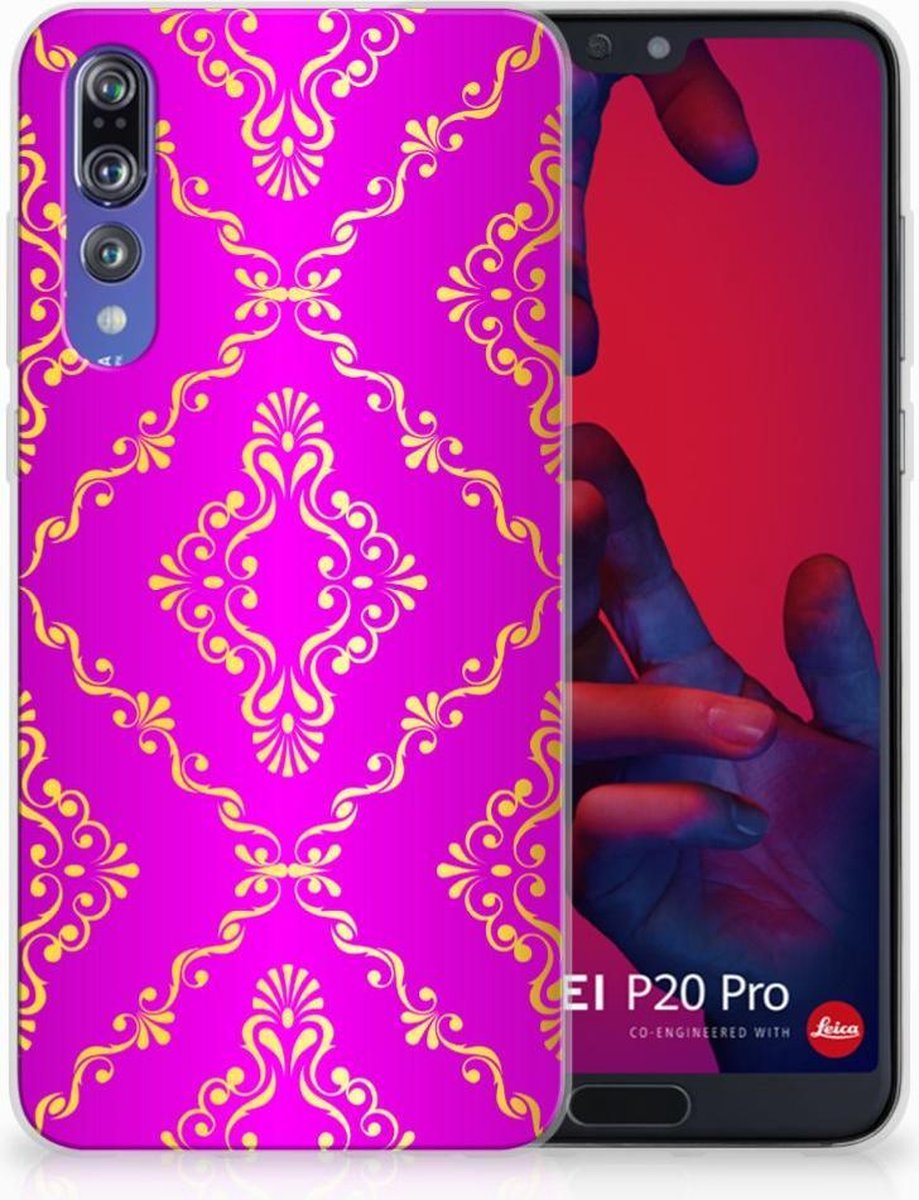 Siliconen Hoesje Huawei P20 Pro Barok Roze