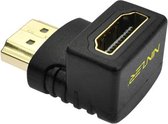 Ninzer HDMI Right Angle Adapter M/F