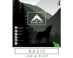 Puur Fit Basic - Hondenvoer - Lam & Rijst 12 kilo