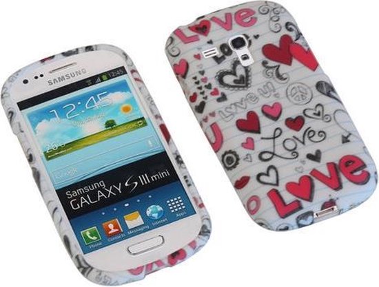 Love TPU back case cover cover voor Samsung Galaxy S3 Mini I8190 | bol.com