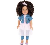 Belle poupée Layla Chad Valley Designafriend Layla Doll - 18 pouces / 45 cm