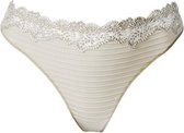 Louisa Bracq Elise White String - Caleçon Taille: 40