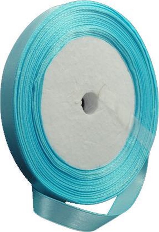 Lint Lichtblauw 15cm x 5m Silk Plissé