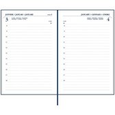 Ryam Agenda 2022 - Memoplan 1 Blauw Zachte  Kaft (10cmx15cm)