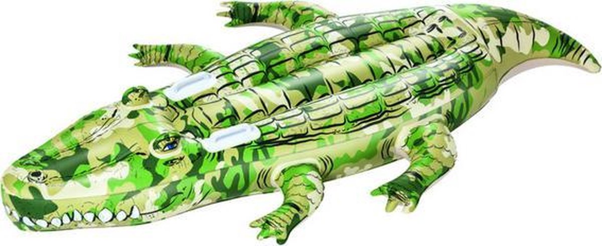 Bestway Opblaasbare Camouflage Krokodil - 1,75 x 1,02m