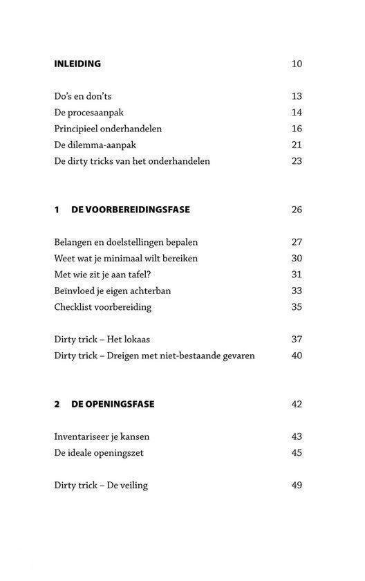 De dirty tricks van het onderhandelen