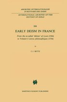 International Archives of the History of Ideas Archives internationales d'histoire des idées 104 - Early Deism in France