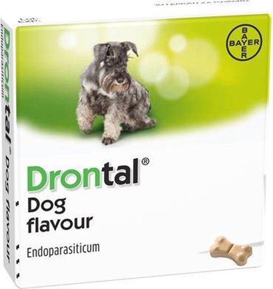 artillerie maat Wereldbol Drontal dog ontwormen hond 2-tabletten | bol.com