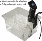 Wartmann WM-1507 - Sous vide stick met 250 sous vide isolatieballen en 12 liter waterbak