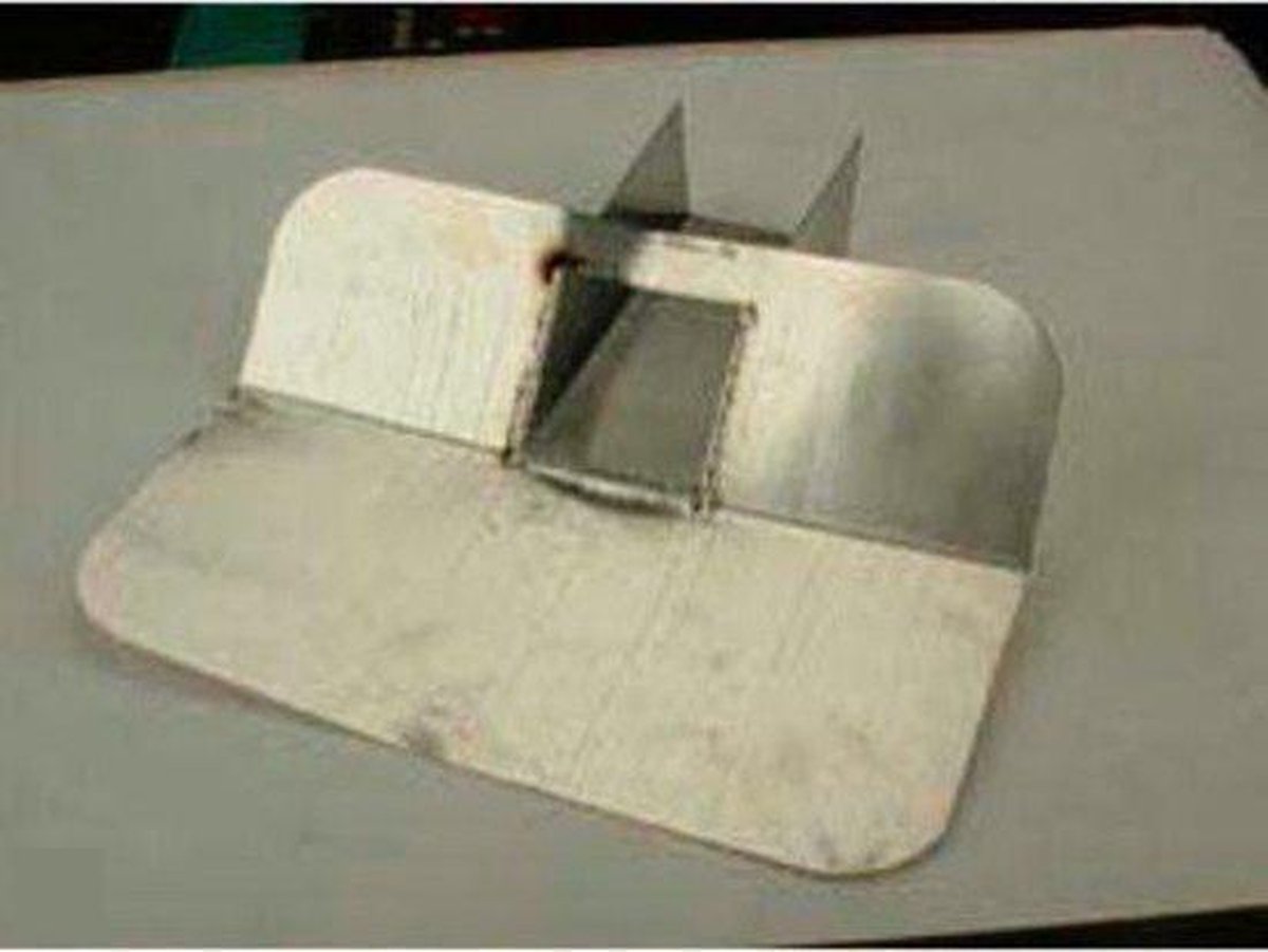 Martens Kiezelbak ZZ - Aluminium - 6 x 8 cm