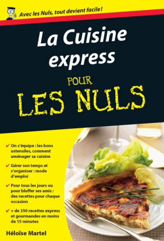 Poche pour les nuls - La Cuisine express poche pour les nuls - cover