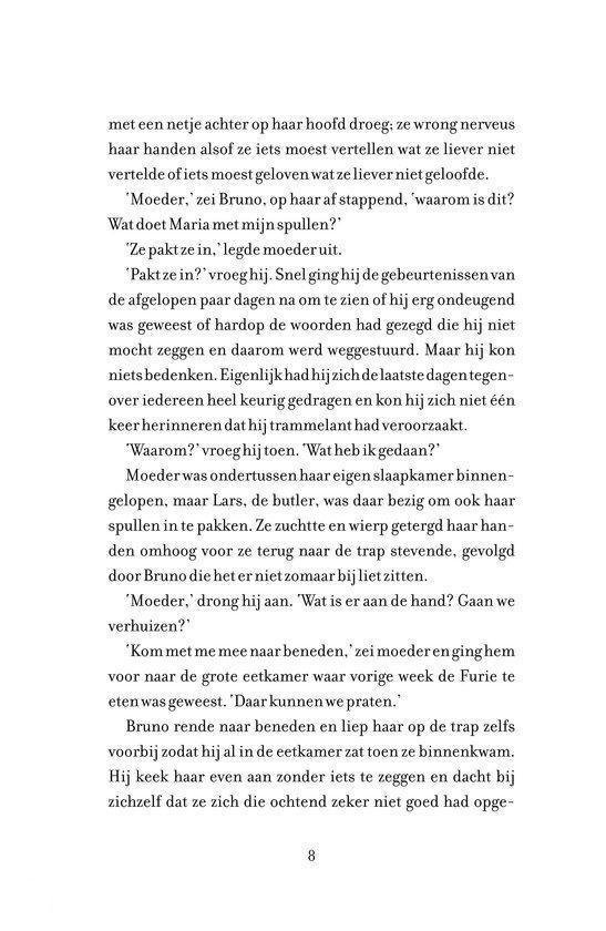 Bladzijde met tekst over Bruno, zijn moeder en een gesprek.
