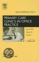 Sports Medicine, Part Ii, An Issue Of Primary Care