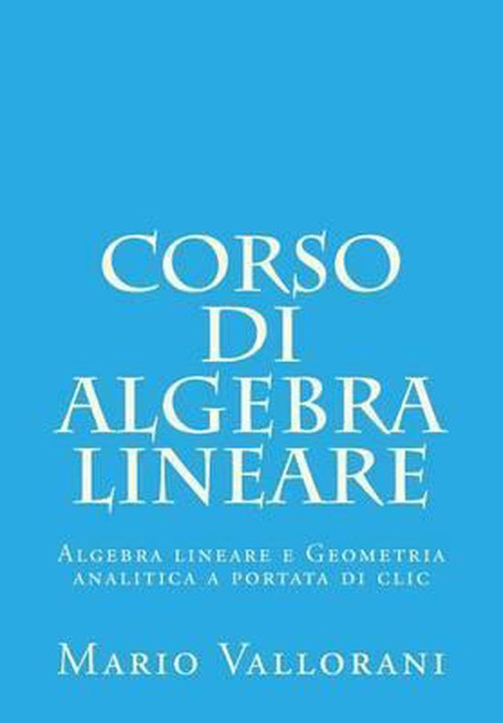 Corso Di Algebra Lineare - cover