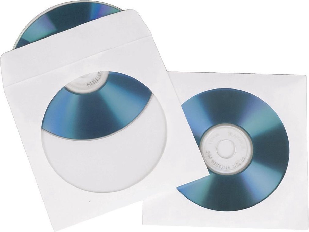 Hama Cd/Dvd Pap.Sleeves 25-Pack Wit.
