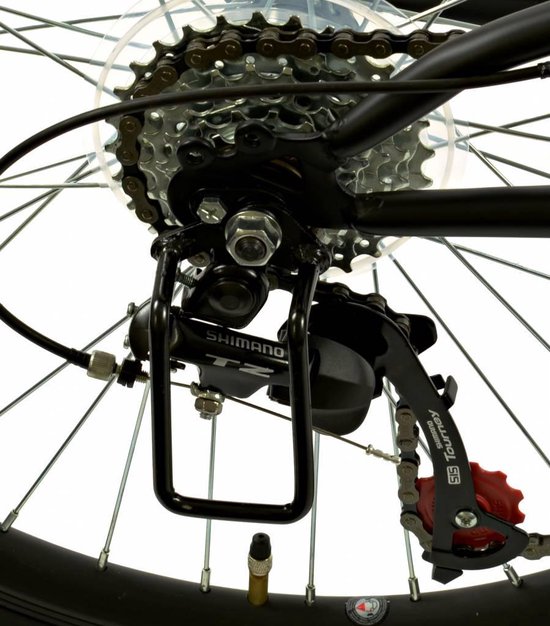 2Cycle Cobra Kinderfiets - 22 inch - 6-Speed - Mat-Zwart - Jongensfiets-  Mountainbike | bol.com