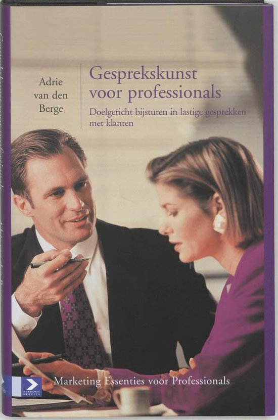 Cover van het boek 'Gesprekskunst voor professionals' van Agnes van den Berge